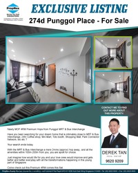 Blk 274D Punggol Place (Punggol), HDB 4 Rooms #207261021
